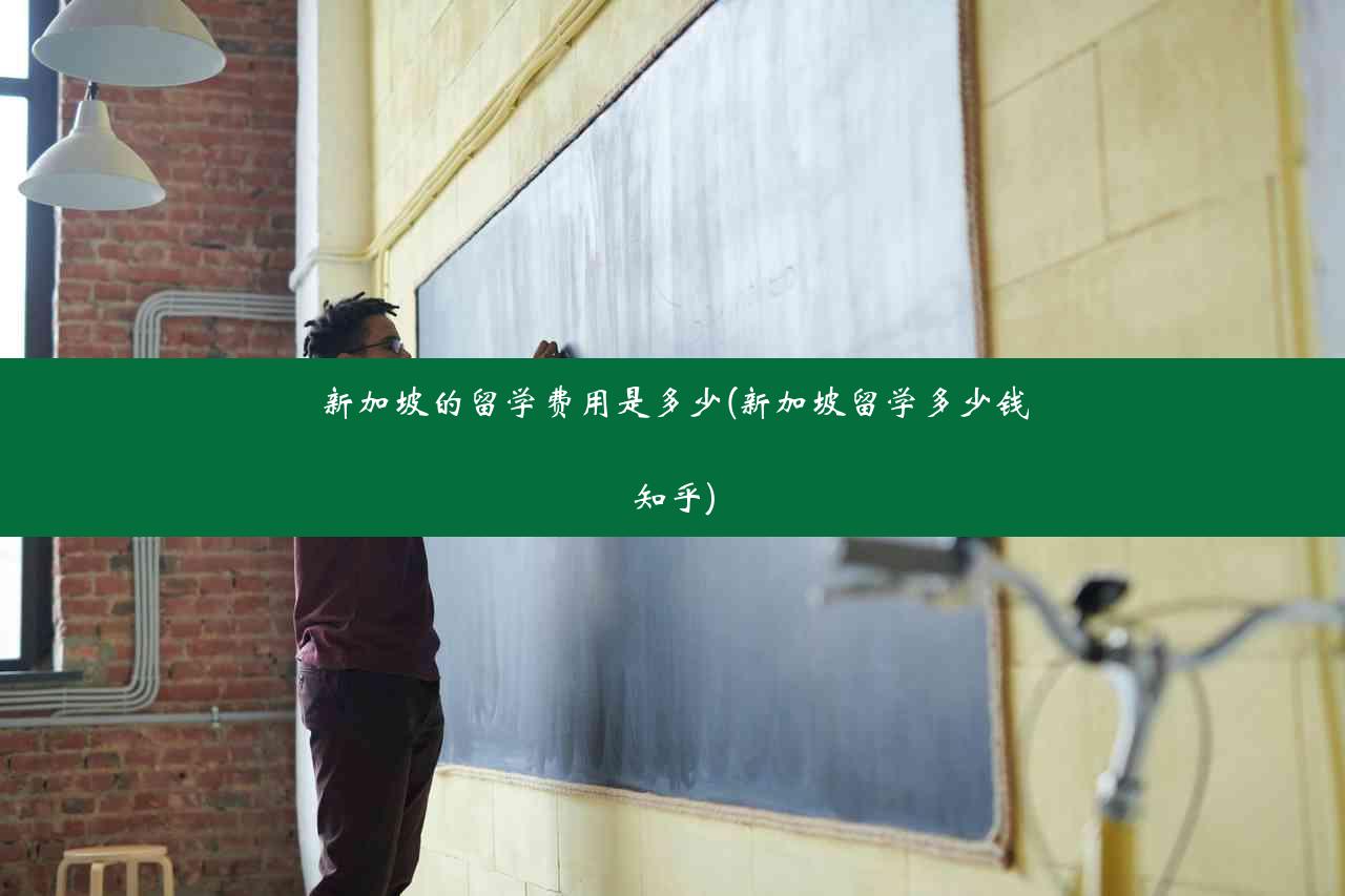 新加坡的留学费用是多少(新加坡留学多少钱知乎)